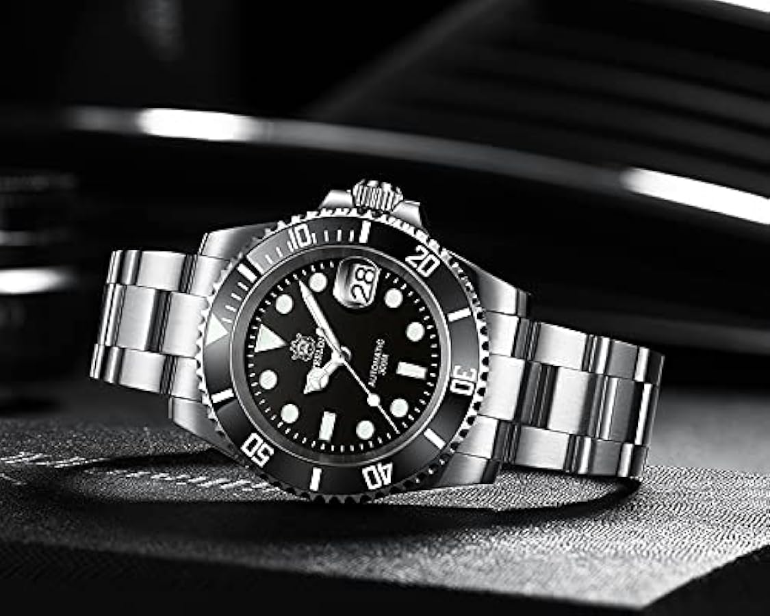 Amazon | STEELDIVE 1953 NH35 自動腕時計 メンズ 300m 防水